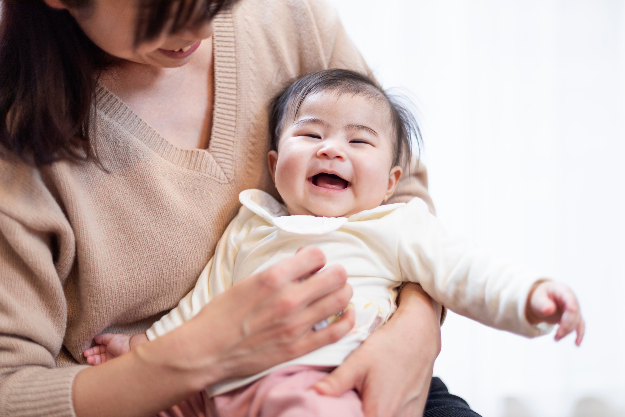 Laughing baby